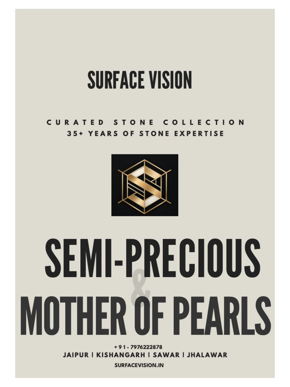 Catalogue Semi Precious & Mother Of Pearls