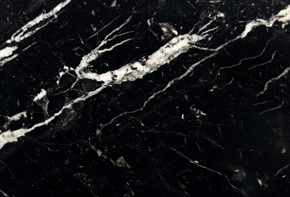 Black Marquina — marble surface