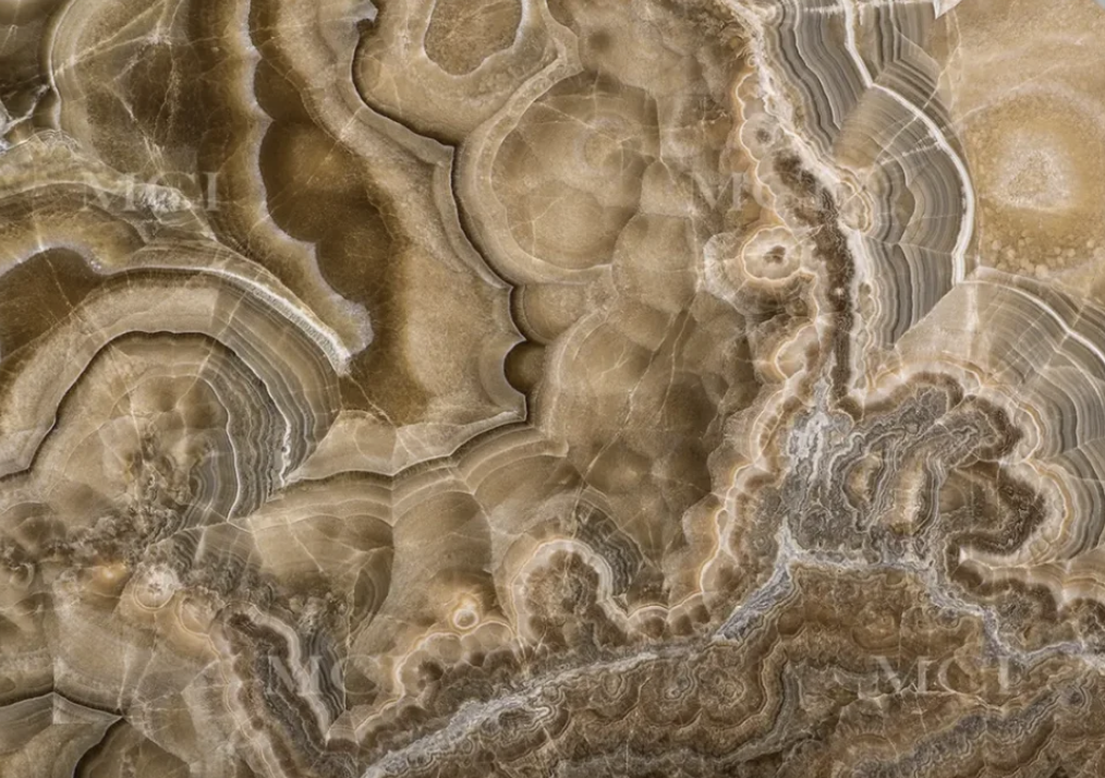 Smoky Caramel Onyx — onyx surface