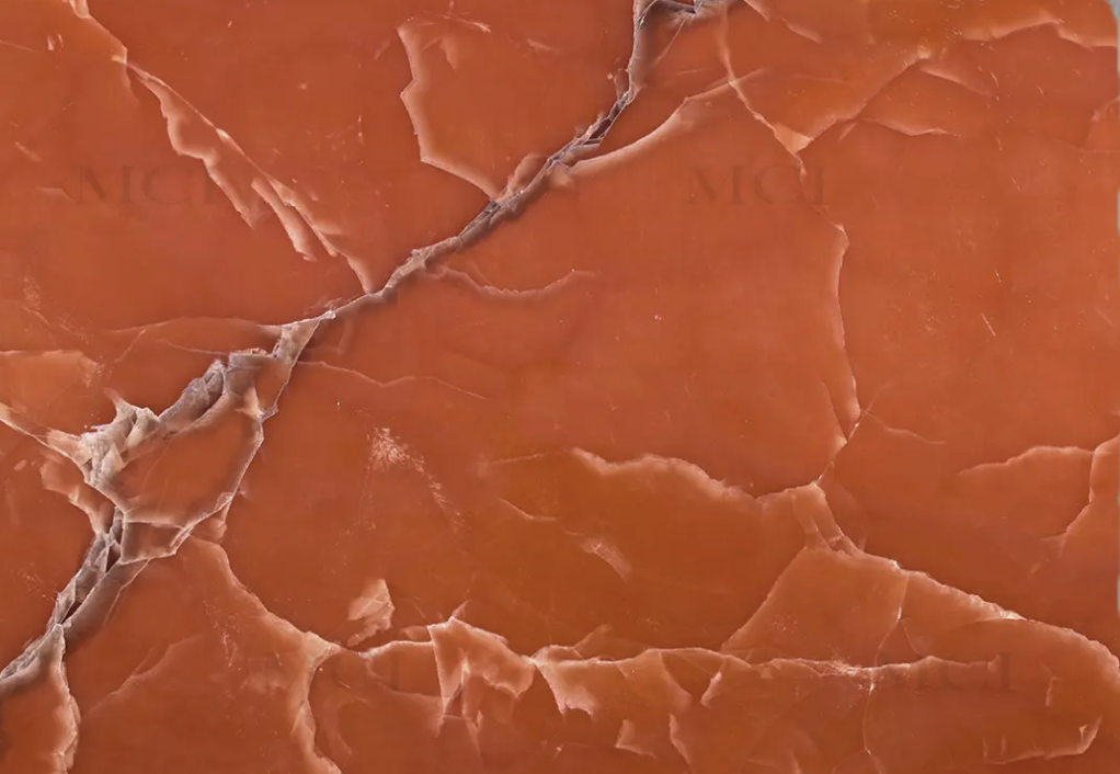 Red Traver Onyx — onyx surface